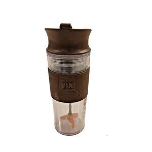 Starbucks VIA Ready Brew Swirl Tumbler by Bodum Plastic Cup Tumbler Mixer